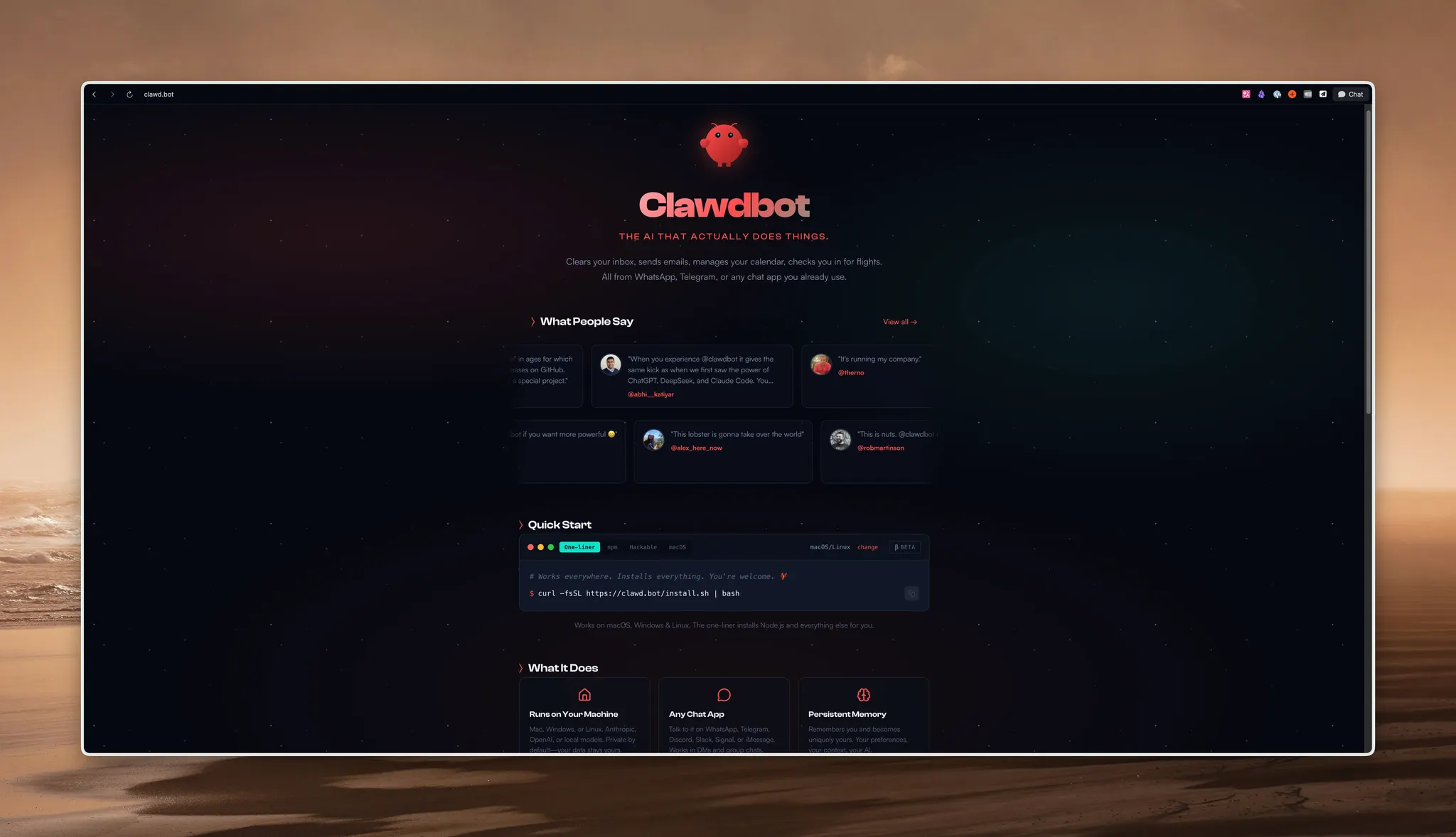 An image to describe post